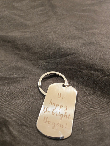 Be happy, be bright, be you keychain - Ase Origins