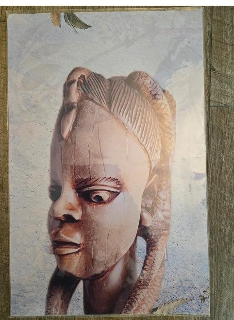 African Carving Art Print - Ase Origins