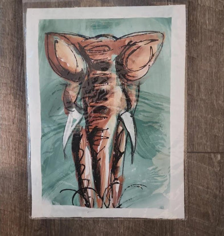 Small Elephant Painting #6 - Ase Origins