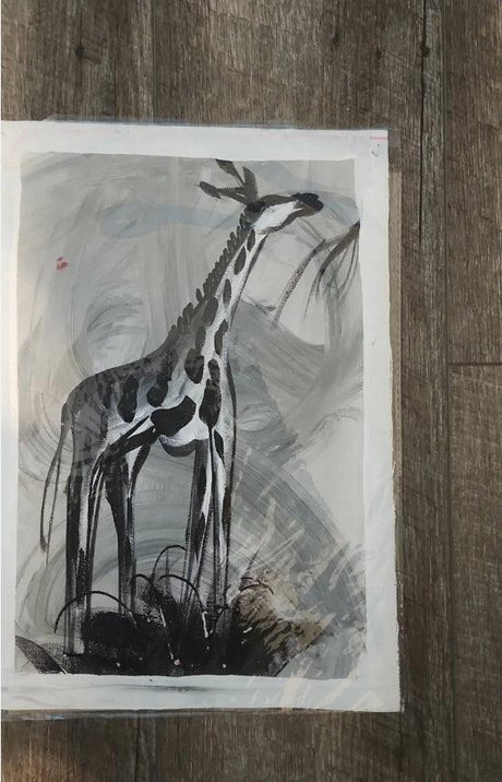 Small Giraffe Painting #12 - Ase Origins