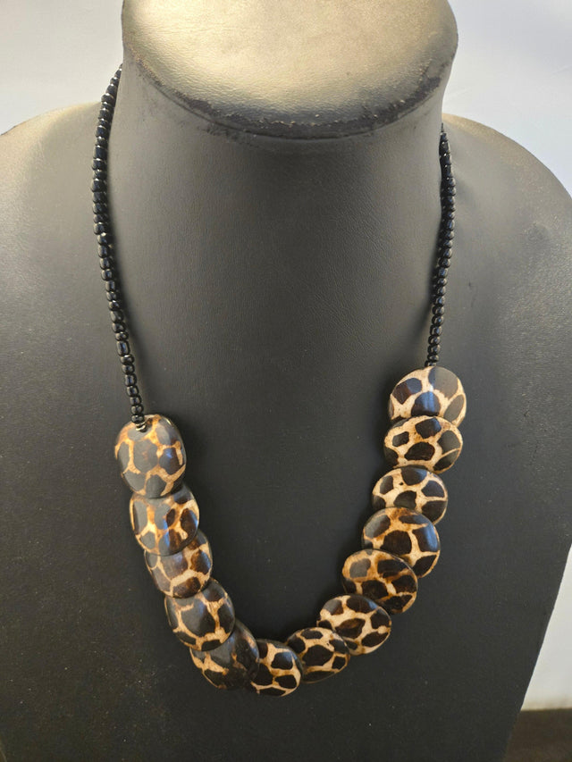 Brown Speckled Necklace - Ase Origins