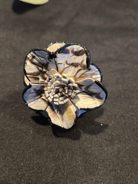 Leather Flower Ring - Ase Origins