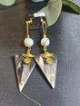 Brass and bone Earrings - Ase Origins