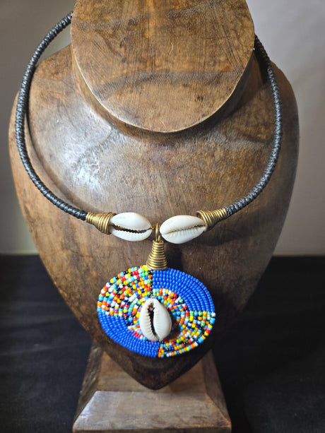 Cowrie Beaded Choker - Ase Origins