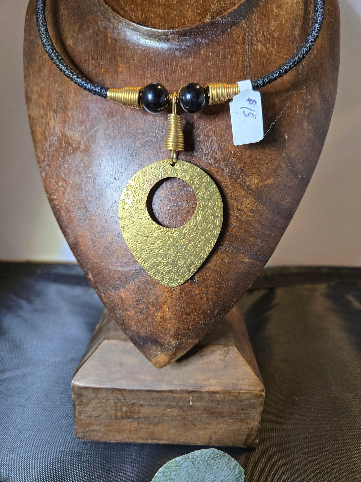 Brass Pendant Choker - Ase Origins