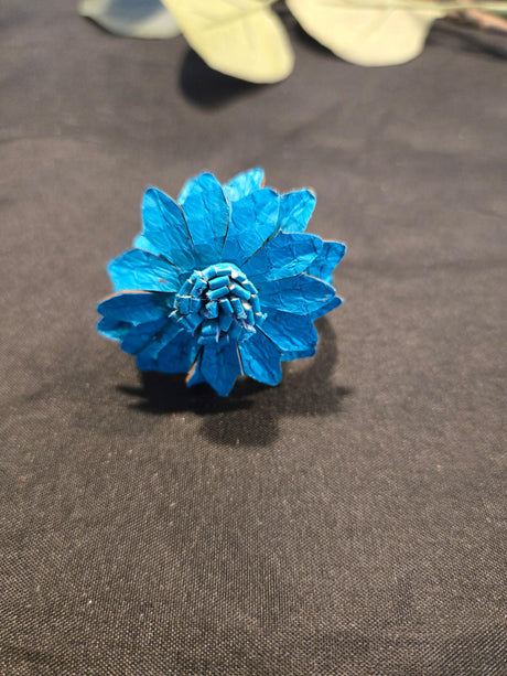 Leather Flower Ring - Ase Origins