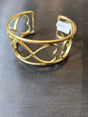 Brass heart cuff - Ase Origins