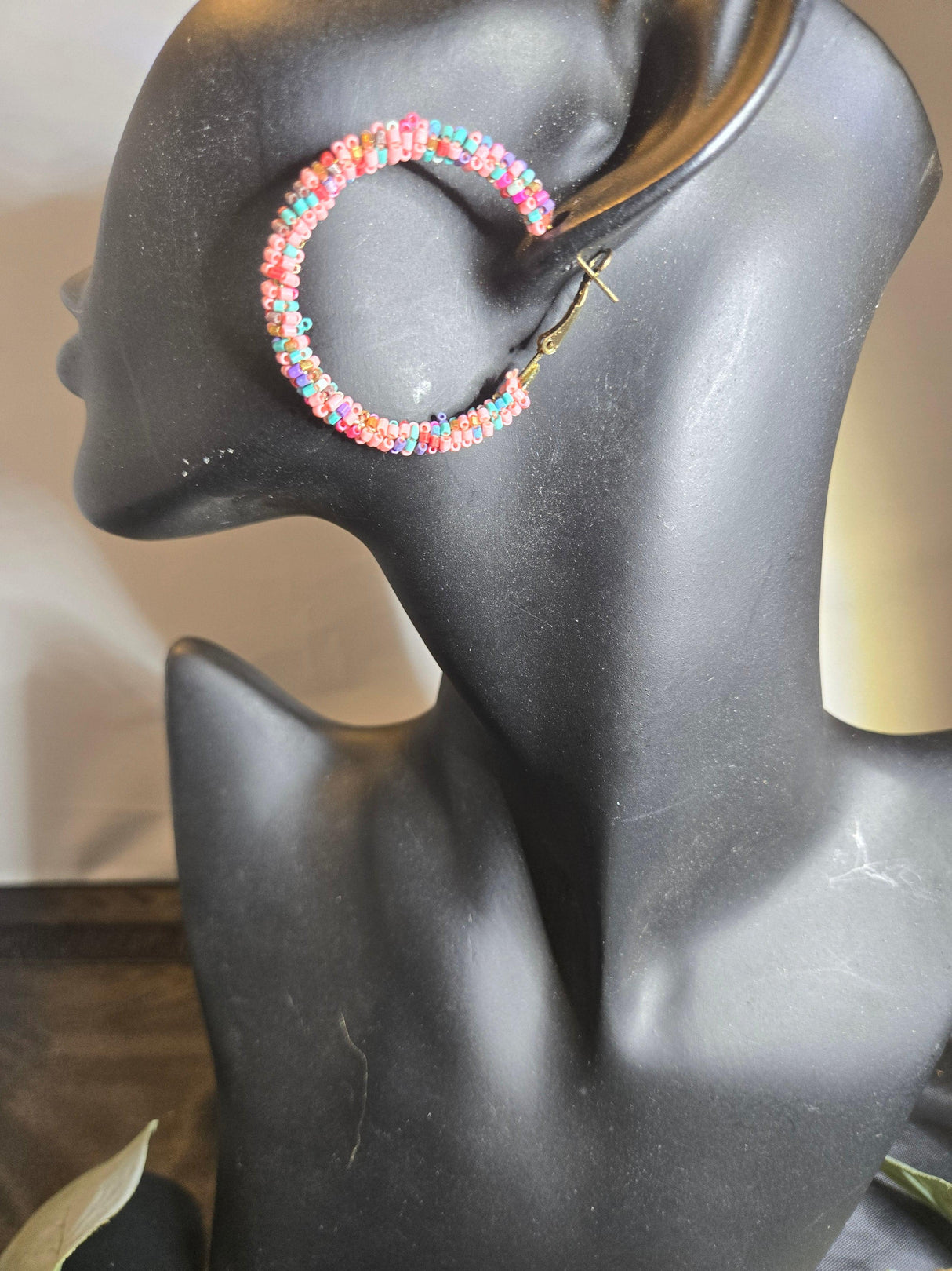 Beaded Hoops Earrings - Ase Origins