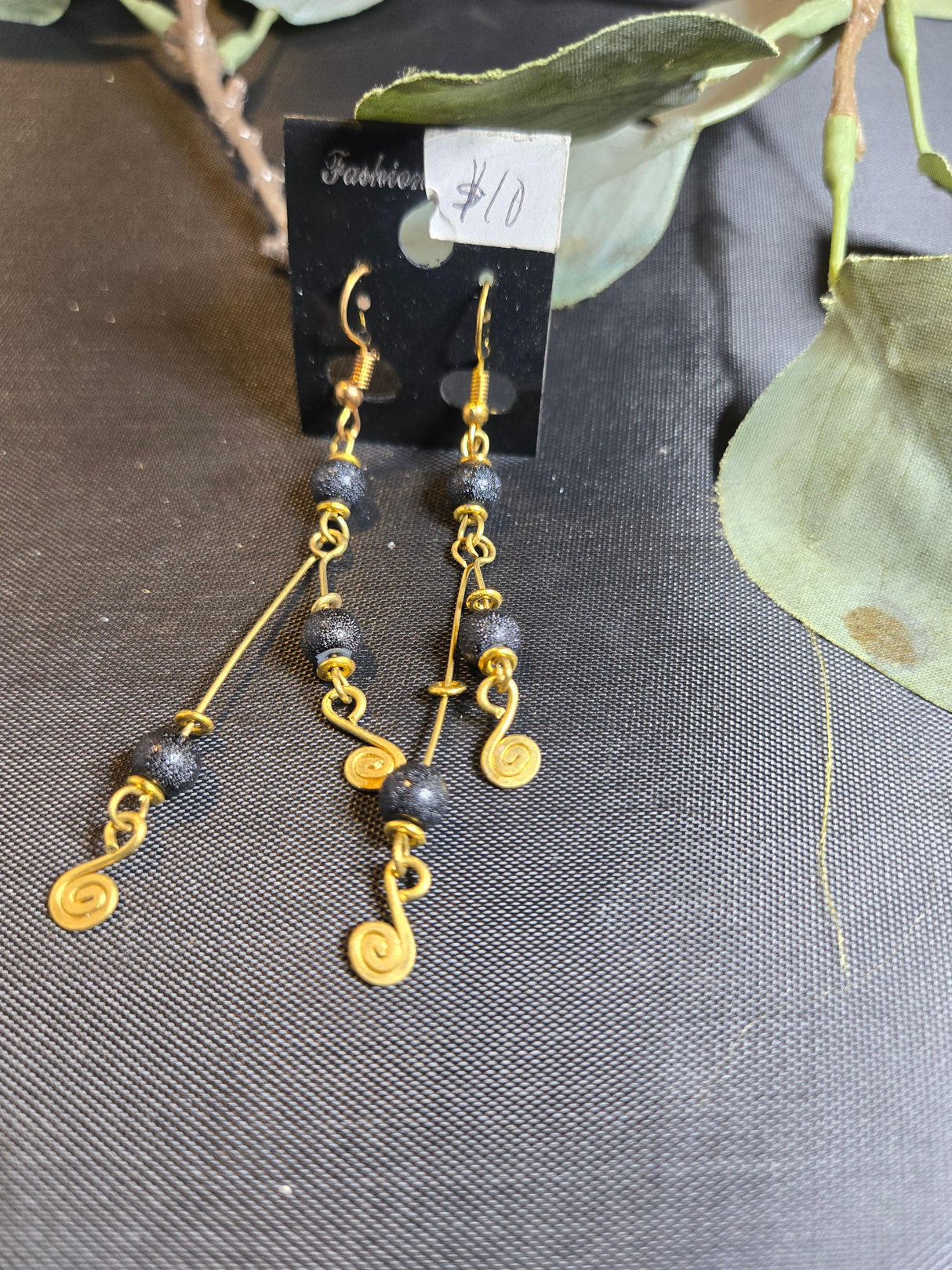 Brass and bead Earrings - Ase Origins