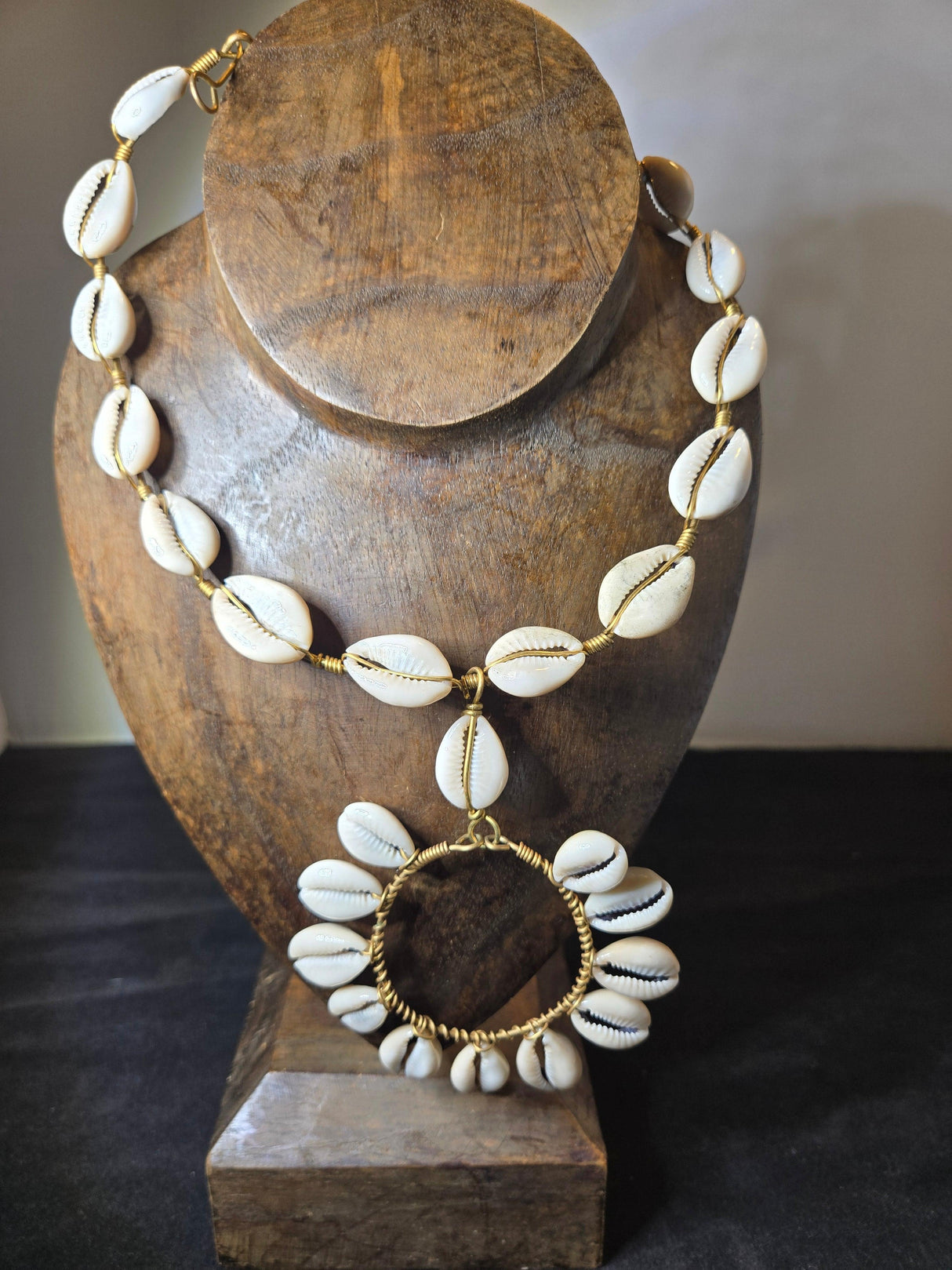 Brass and cowrie Choker - Ase Origins