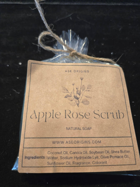 Apple Rose Scrub Soap - Ase Origins