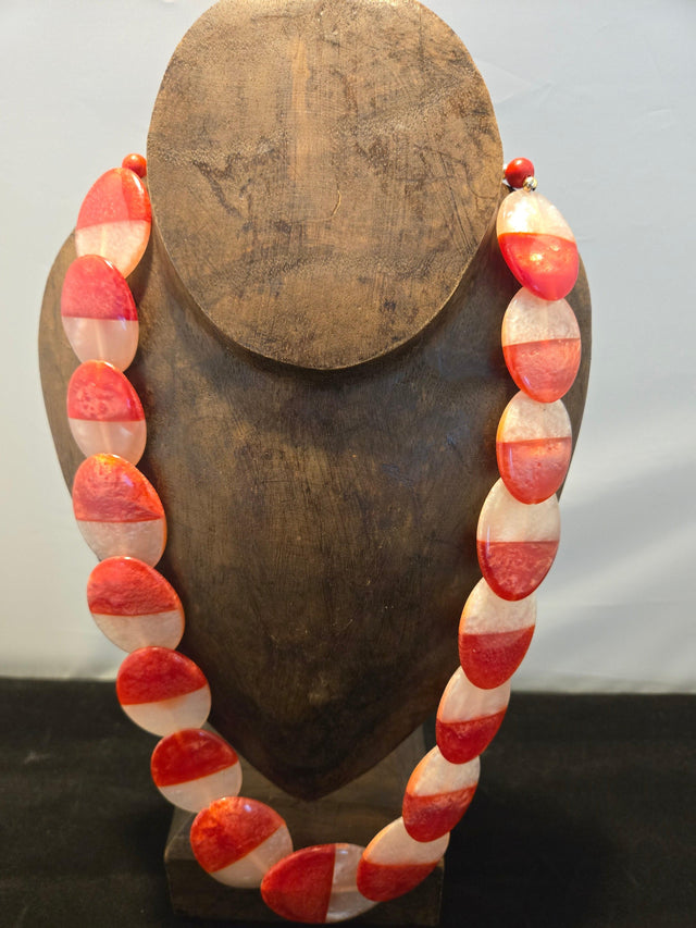 Red & White Necklace - Ase Origins