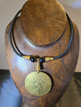 Brass Pendant Choker - Ase Origins