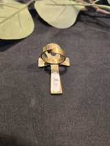 Brass Ankh Ring - Ase Origins