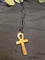 Brass Ankh Pendant Necklace - Ase Origins