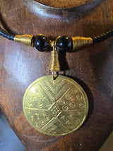 Brass Pendant Choker - Ase Origins