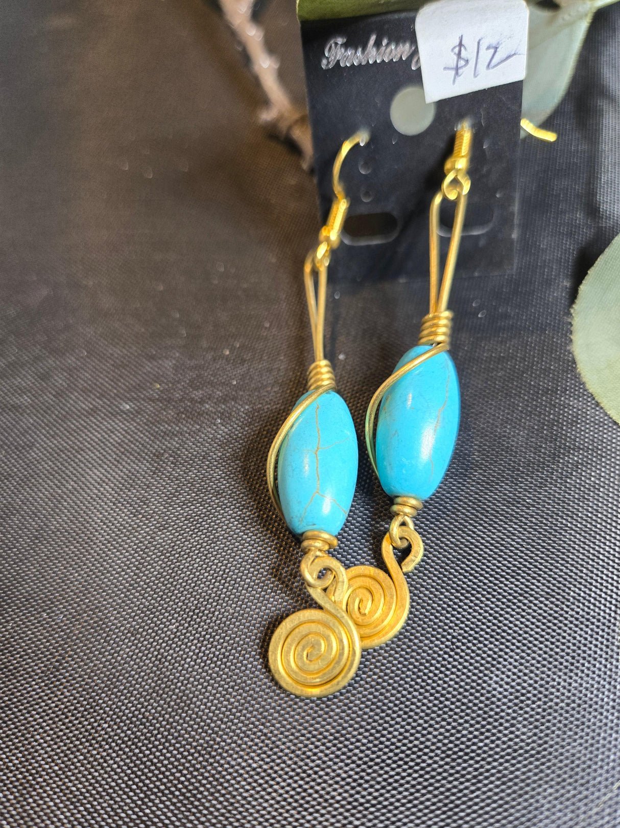 Brass and bead Earrings - Ase Origins