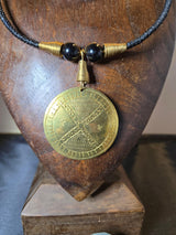 Brass Pendant Choker - Ase Origins