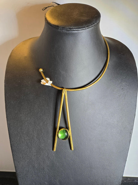 Brass and bead Choker - Ase Origins