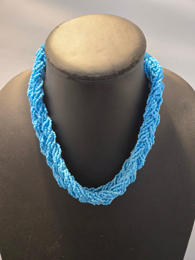 Blue Beads Necklace - Ase Origins