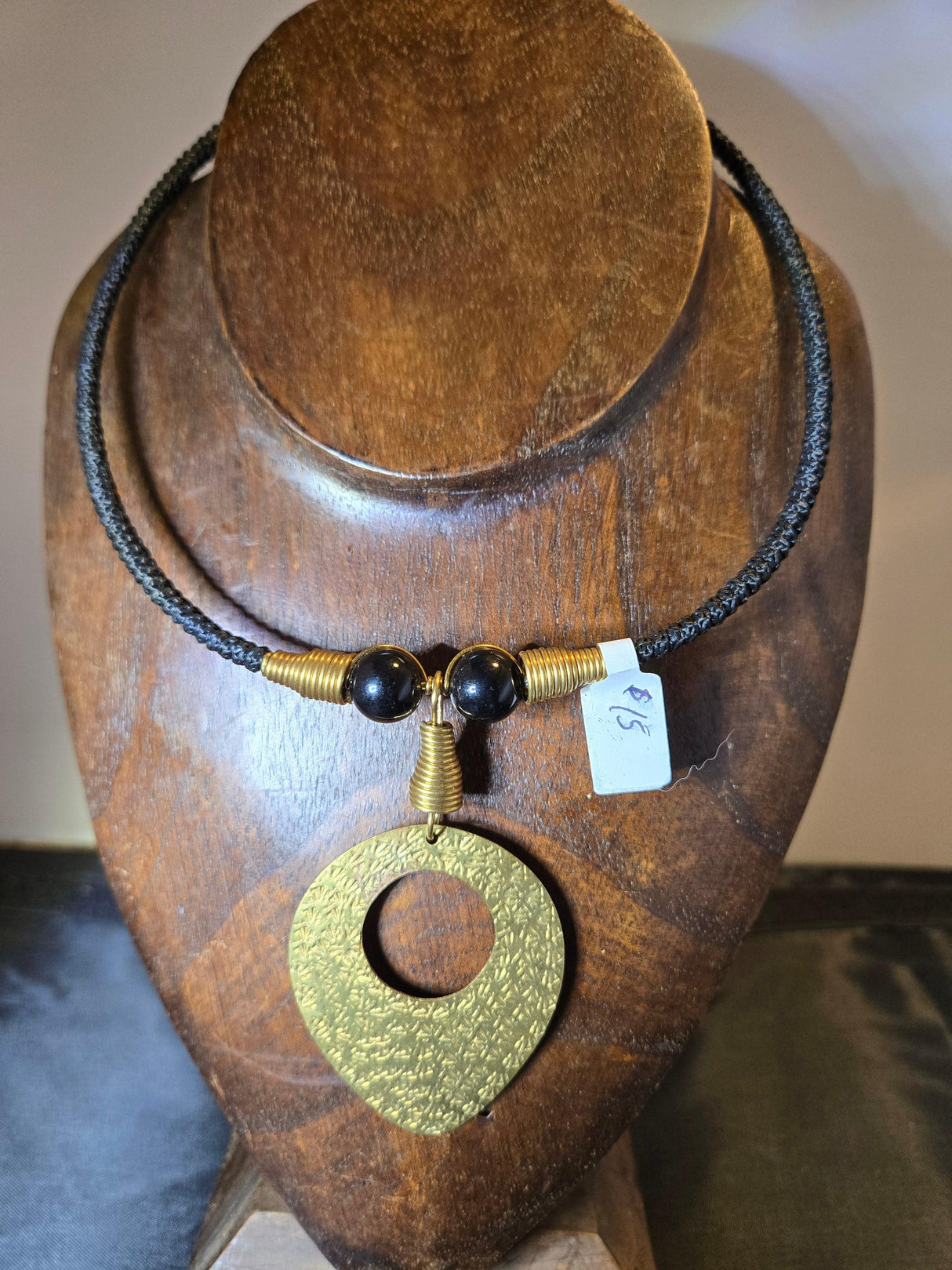 Brass Pendant Choker - Ase Origins