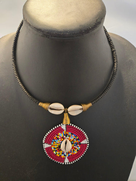 Cowrie and bead Choker - Ase Origins