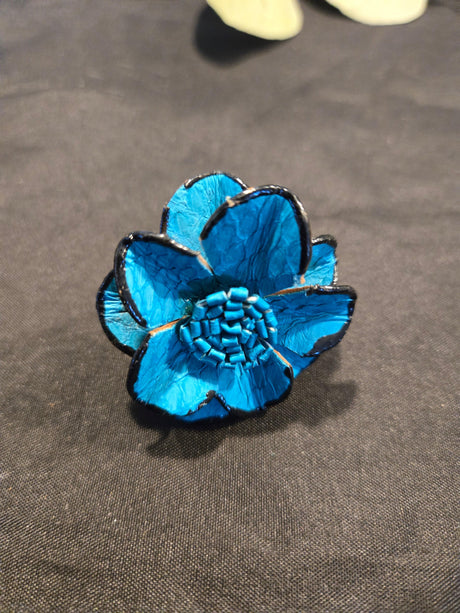 Leather Flower Ring - Ase Origins