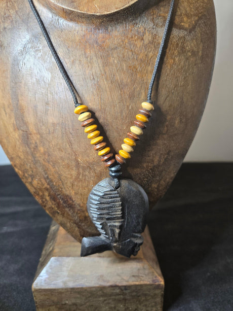 African Mask Necklace - Ase Origins