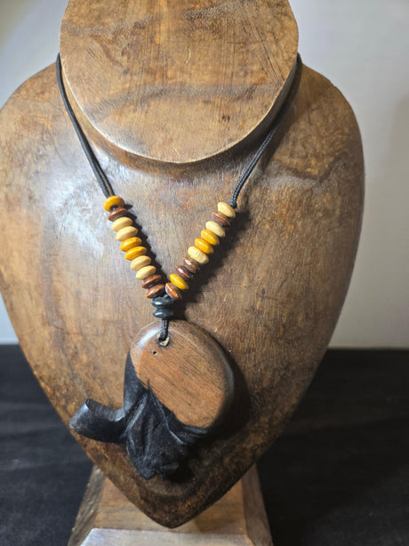 African Mask Necklace - Ase Origins