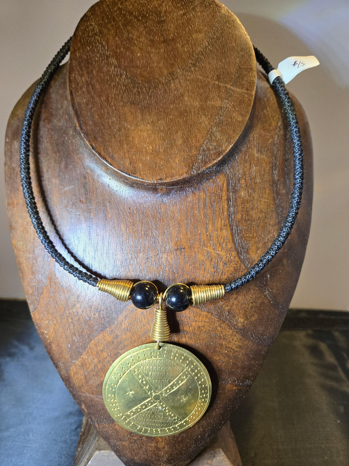 Brass Pendant Choker - Ase Origins