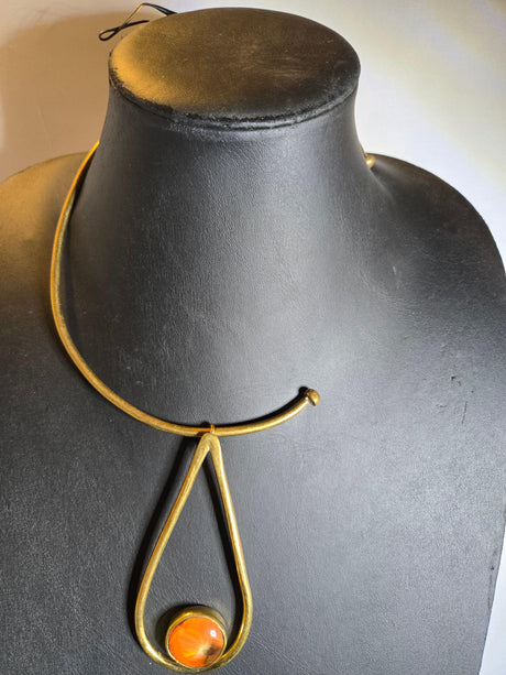 Brass and bead Choker - Ase Origins