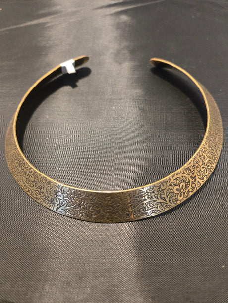 Floral Brass Choker - Ase Origins