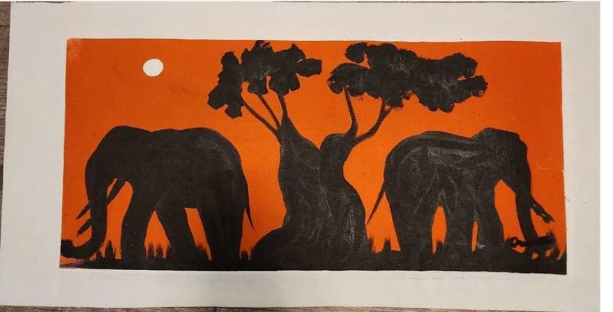 Elephants Painting - Ase Origins