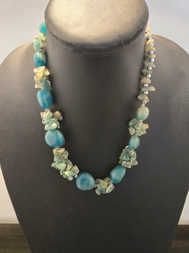 Light Blue Stone Necklace - Ase Origins