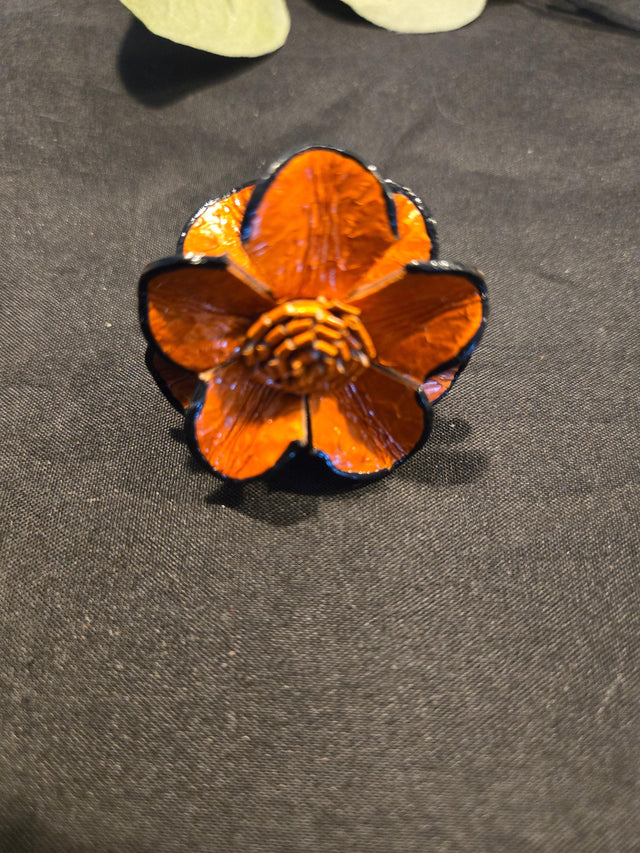 Leather Flower Ring - Ase Origins